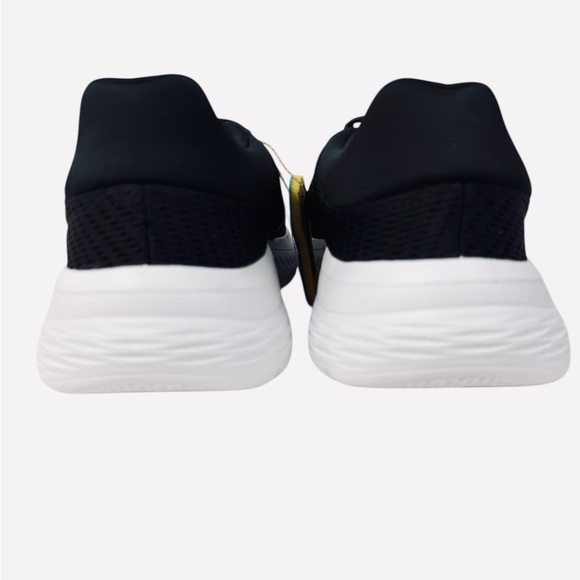 Adidas Mens Cloudfoam Comfy Elastic Lace Sneaker Shoes Black/Red IH3609 Size 7.5 - Picture 7 of 14